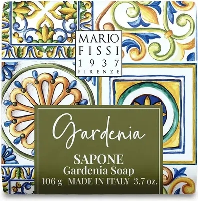 Мыло твердое Mario Fissi 1937 Mediterranean Flowers Гардения (106г)