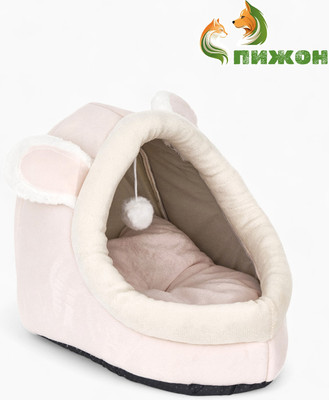 Домик для животных Sima-Land Зайка / 9923031 (розовый)