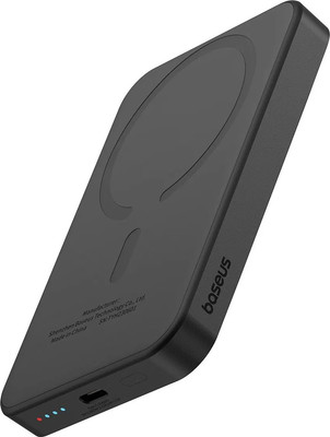 Портативное зарядное устройство Baseus Magnetic Mini Wireless Fast Charge 6000мАч / PPCX100401 (черный)