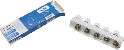 Комплект автомобильных ламп Storex Original R5W BA15s 12v.5w / 8625363 (10шт)