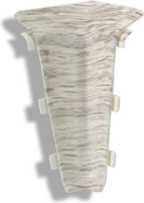 Уголок для плинтуса DekorPlast 67мм LL003 (2шт, дуб молочный, внутренний, флоупак)