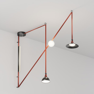 Потолочная база для трекового светильника Maytoni TFC-Par-CW01-R