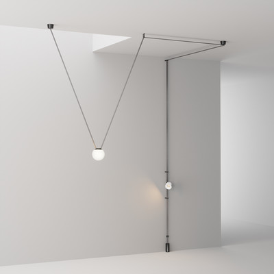 Потолочная база для трекового светильника Maytoni TFC-Par-CW05-LG