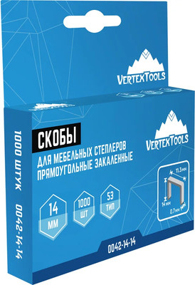 Скобы Vertex Tools 0042-14-14