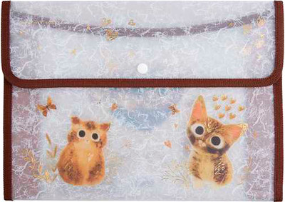 Папка-конверт Bruno Visconti Love Me. Котики. Счастье / 14-030/17