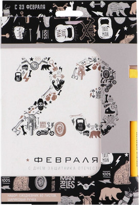 Набор канцелярский подарочный ArtFox 23 февраля / 4516175