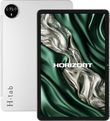 Планшет Horizont H-Tab 1+ 8GB/128GB LTE с чехлом, клавиатурой и стилусом (серебристый)