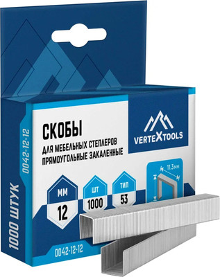 Скобы Vertex Tools 0042-12-12