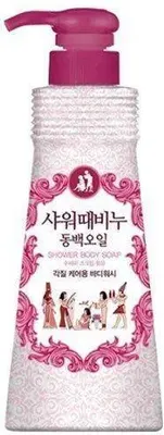 Гель для душа Mukunghwa Shower Scrub Soap Camellia Seed Oil (900мл)