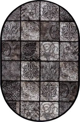 Ковер Merinos Valencia Deluxe d328-OVAL-BROWN (2x3)