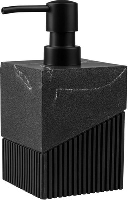 Дозатор для жидкого мыла Perfecto Linea Element Marble / 35-618601 (черный)
