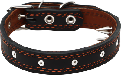 Ошейник Sima-Land Строгий шип / 7060608 (черный)