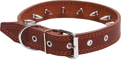 Ошейник Sima-Land Строгий шип / 7559673 (коричневый)