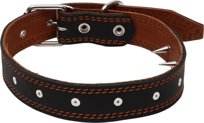 Ошейник Sima-Land Строгий шип / 7060635 (черный)