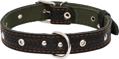 Ошейник Sima-Land 7005990 (черный/зеленый)