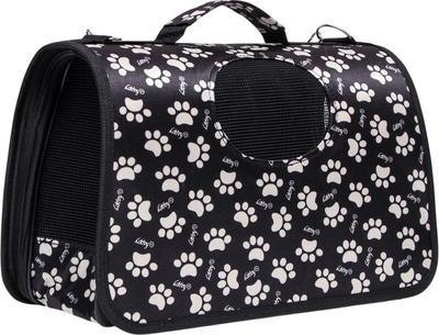 Сумка для животных Sima-Land Лапки Happy / 6971577 (р.S, черный)