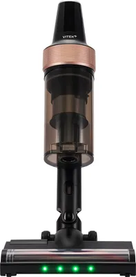 Вертикальный пылесос Vitek VT-CLS01AQUA (черный/медный)