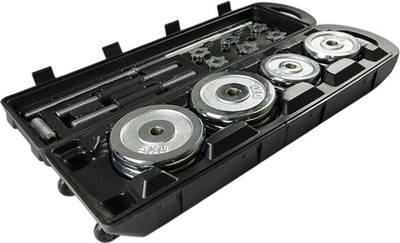 Набор гантелей разборных AMETIST Хромированных (50кг, в чемодане)