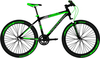 Велосипед PEGAS Corsa 26 (17, черный/зеленый, разобранный, в коробке)