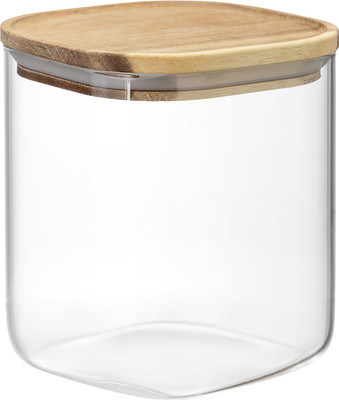Емкость для хранения Smart Solutions Glass Acacia SS0000347