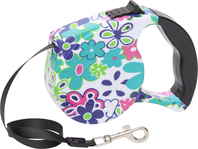 Поводок-рулетка Sima-Land 9656092 (цветы)