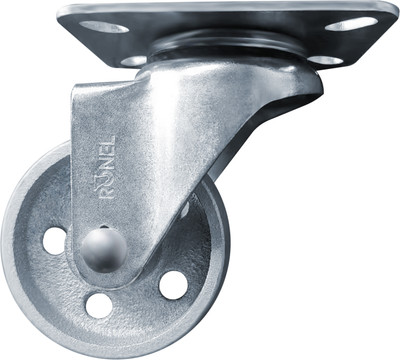 Опора колесная для тележки складской Ronel RL01 CSS 100