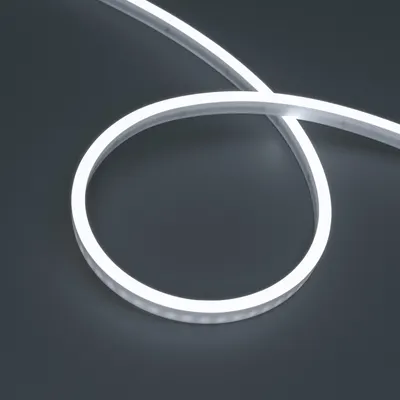 Гибкий неон Arlight WAVE-SIDE-PU-A120-06x12mm 24V White5700 / 052583