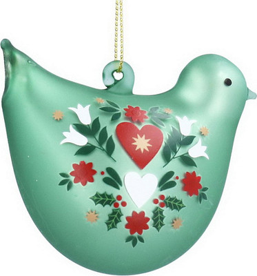 Елочная игрушка Gisela Graham Alpine Christmas Альпийская птица / 00519