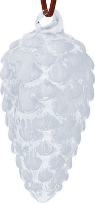 Елочная игрушка Gisela Graham All Glass Шишка / 01118