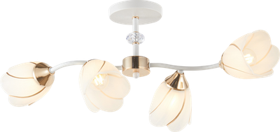 Потолочный светильник Mirastyle WX-6353/4 WH+FG