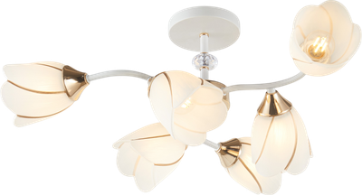 Потолочный светильник Mirastyle WX-6353/6 WH+FG