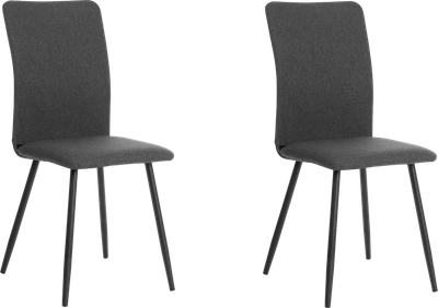 Набор стульев Tetchair La Rousse (рогожка, темно-серый, 2 шт)