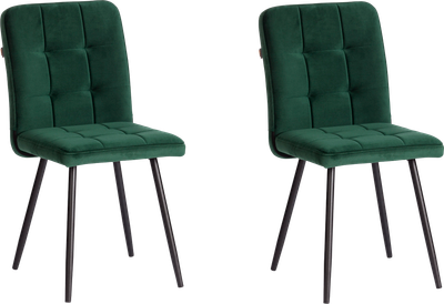Набор стульев Tetchair  Medeo LT (велюр, Deep Forest изумруд, 2 шт)