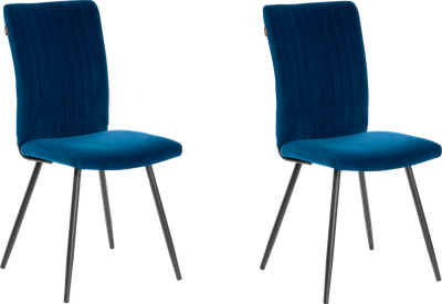 Набор стульев Tetchair Monte Carlo Trend (велюр, синий, 2 шт)
