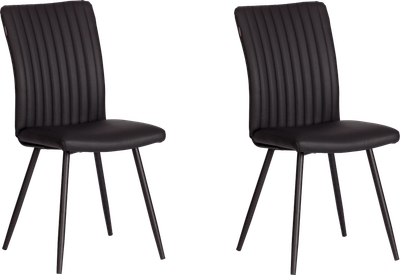 Набор стульев Tetchair Monte Carlo Trend (экокожа , черная, 2 шт)
