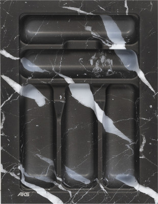 Органайзер для столовых приборов AKS 400 Marble 320х430 (черный/серый мрамор)