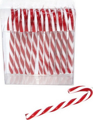 Набор елочных игрушек Gisela Graham A Nordic Christmas Карамельная трость / 13419