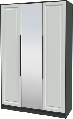 Шкаф Интерлиния Концепт КТ-Ш3з Деко (антрацит/грей)