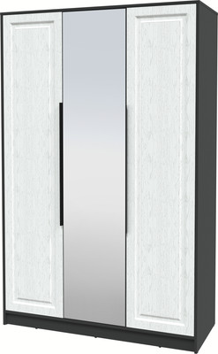 Шкаф Интерлиния Концепт КТ-Ш3з Деко (антрацит/дуб полярный)