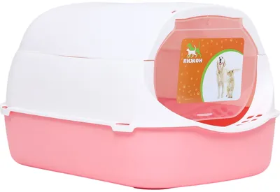 Туалет-домик Sima-Land 7030694 (белый/розовый)