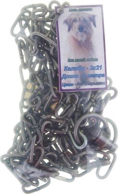 Уличная привязь Sima-Land 1110851 (3м, черный)