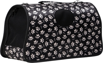 Сумка для животных Sima-Land Лапки Happy / 3679631 (р.L, черный)