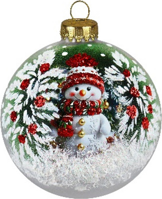 Шар новогодний Декарт 8К0005