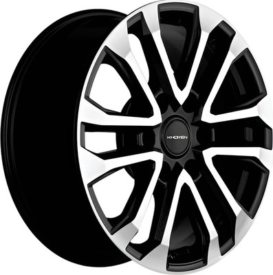 Литой диск Khomen KHW1805 JAC T6 Pickup 18x7.5" 6x139.7мм DIA 106.1мм ET 30мм (Black FP)