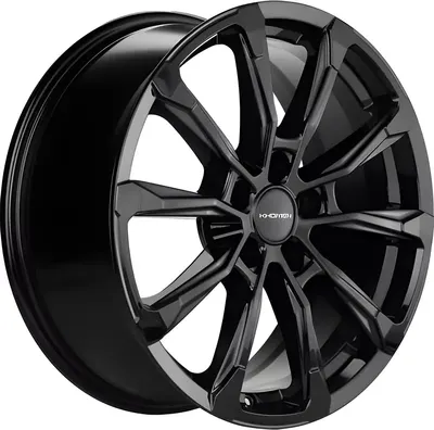 Литой диск Khomen KHW1808 K5/Santa Fe 18x7.5" 5x114.3мм DIA 67.1мм ET 50мм (Black)
