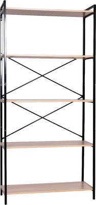 Стеллаж Brabix Smart SH-004 / 641943 (ясень шимо светлый/черный)