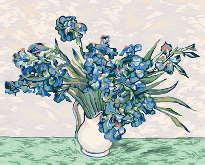 Картина по номерам Фрея Винсент ван Гог. Ирисы / MET-PNB/PL-004