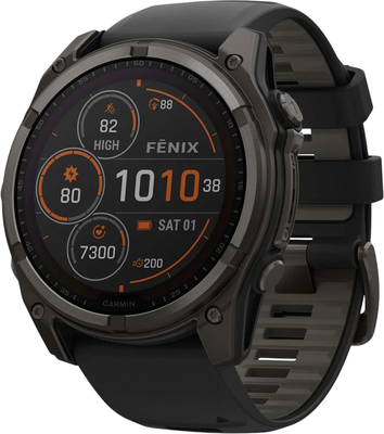 Умные часы Garmin Fenix 8 Sapphire Solar 51mm / 010-02907-11 (Carbon Gray)