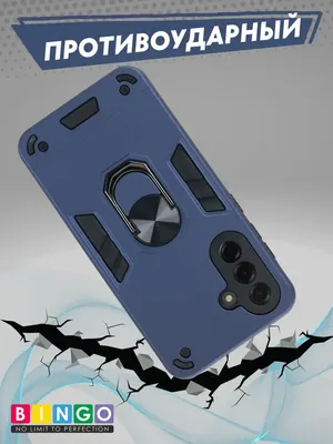 Чехол-накладка Bingo Warrior для Samsung A56 (синий)