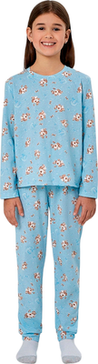 Пижама детская Mark Formelle 567740 (р.110-56, милые коники на голубом)